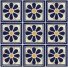 Mexican Talavera Tile Daisy 5